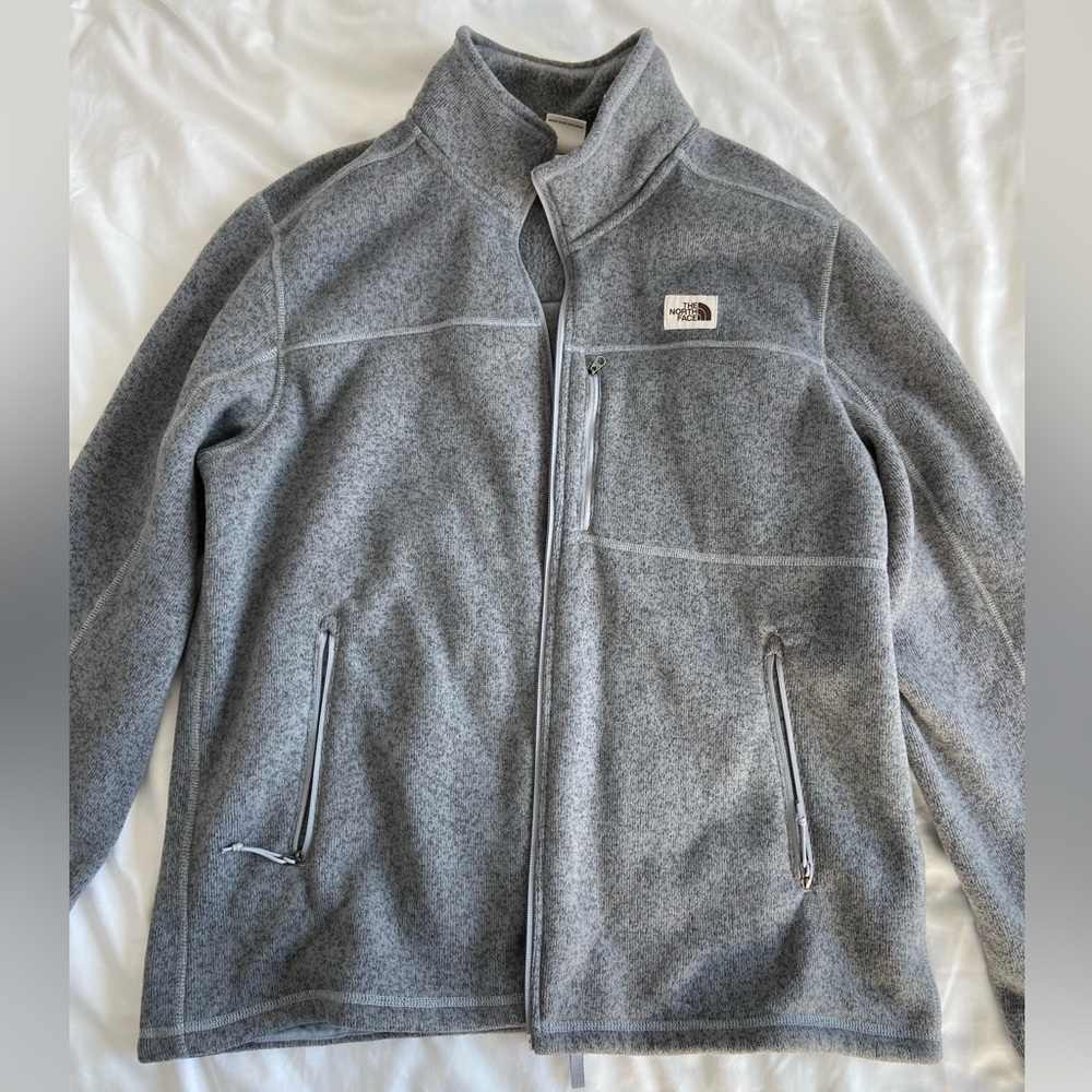 The North Face fleece zip of jacket